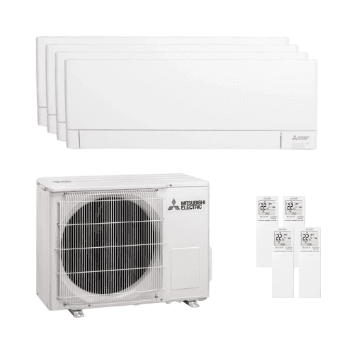 Ilmastointilaite 4x1 wifi-yhteydellä Mitsubishi MSZ-AY 3,5 kW 12000 BTU viitenumerolla MXZMSZAY-35353535-102 brändiltä MITSUBISHI