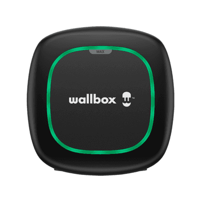 Sähköauton laturi 22 kW Wallbox Pulsar Max 5 metrin kaapeli Tyyppi 2 edistyksellisellä suojauksella viitenumerolla PLP4-0-2-4-9-002 brändiltä WALLBOX