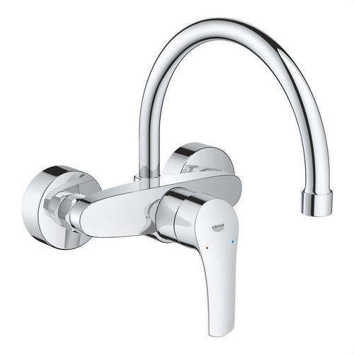 Eurosmart seinäasennettava keittiöhana yksikahvainen kromi viitenumerolla 32482003 brändiltä GROHE