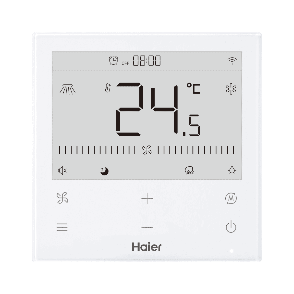 Haier Ultraslim -kaapeliohjain kosketusnäytöllä viitenumerolla HW-SA201ABK brändiltä HAIER