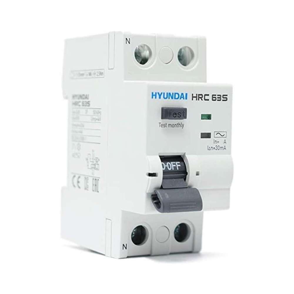 STD 2P 40A 300mA Luokka A Valikoiva Erovirta viitenumerolla HRC63S-T2PG7040 brändiltä HYUNDAI