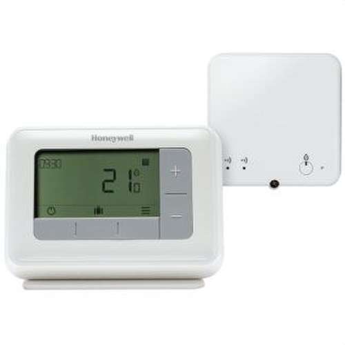Langaton Honeywell T4R -termostaatti pöytätelineellä viitenumerolla Y4H910RF4005 brändiltä RESIDEO