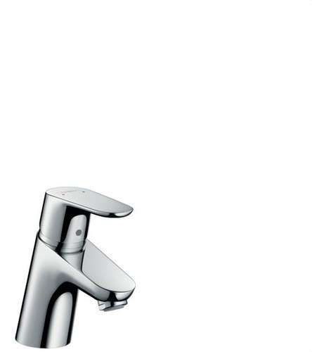 Focus 70 pesuallashana yksivipuinen ilman Push-Open pohjaventtiiliä kromi viitenumerolla 31733000 brändiltä HANSGROHE