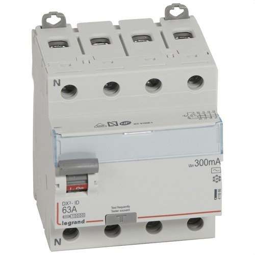 DX3 Differentiaali 4P 63A 300mA AC-luokka viitenumerolla 411666 brändiltä LEGRAND
