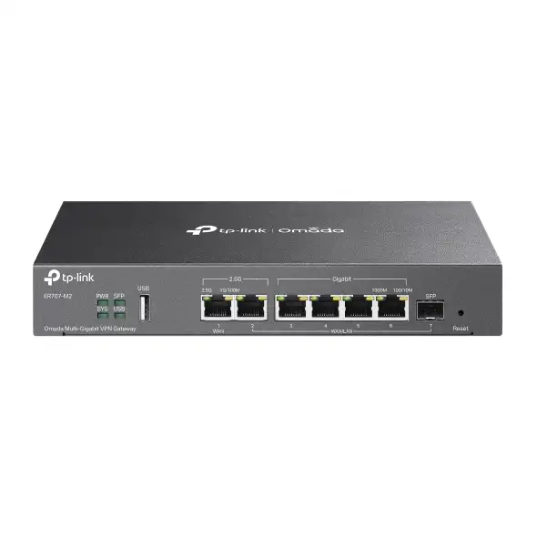 Omada Multi-Gigabit VPN-reititin viitenumerolla ER707-M2 brändiltä TP-LINK