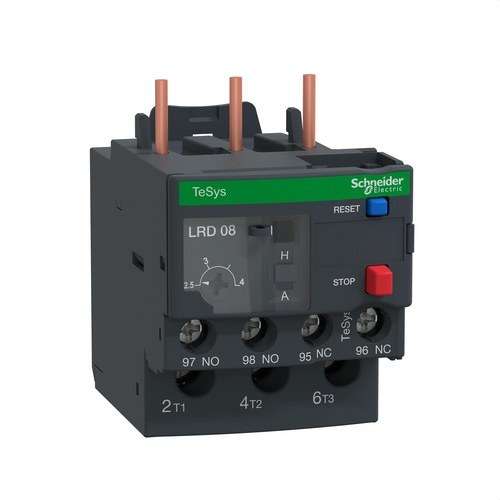 Lämpörele 2,5-4A viitenumerolla LRD08 brändiltä SCHNEIDER ELECTRIC