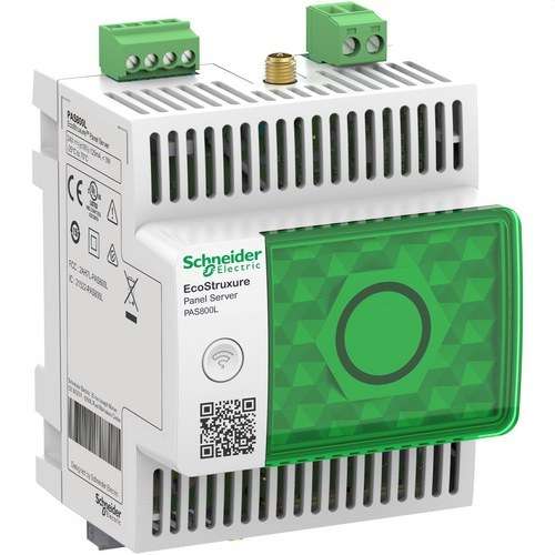EcoStruxure Panel Server Advanced tietojen tallennin, langaton keskitin ja Modbus-yhdyskäytävä 24V DC:lle viitenumerolla PAS800L brändiltä SCHNEIDER ELECTRIC