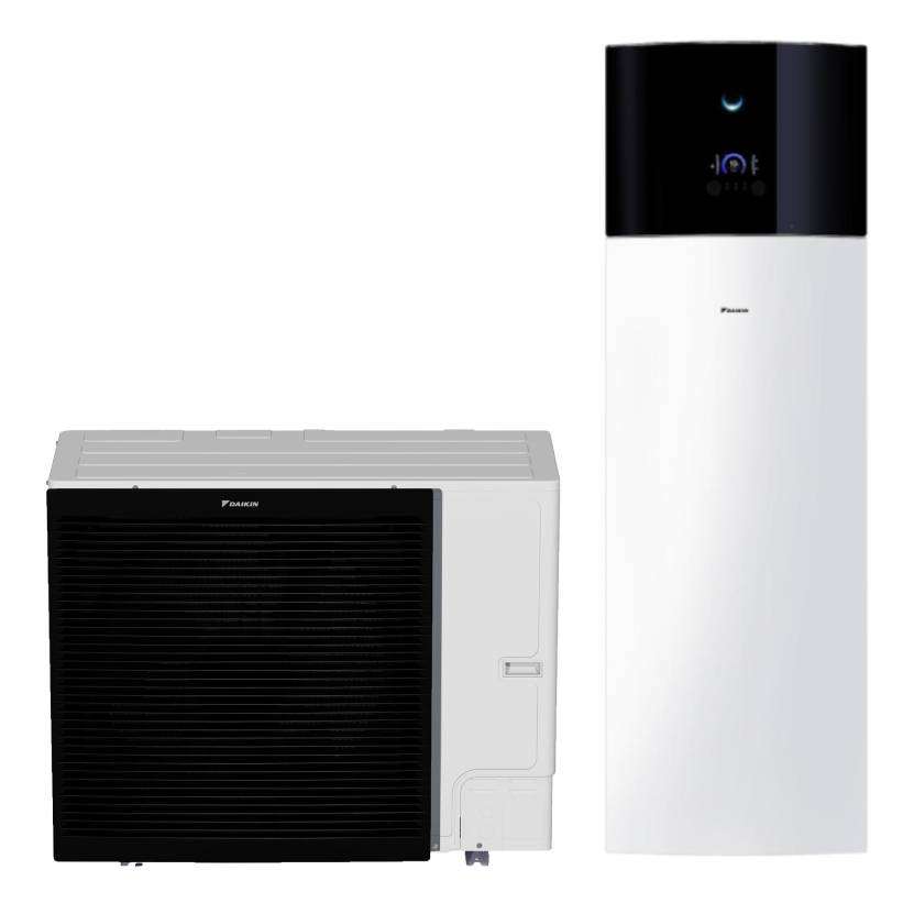 Daikin Altherma 3 Bibloc -ilmalämpöpumppupaketti 16 kW 230 litraa viitenumerolla EBVX16S23D6VERLA16DV37 brändiltä DAIKIN