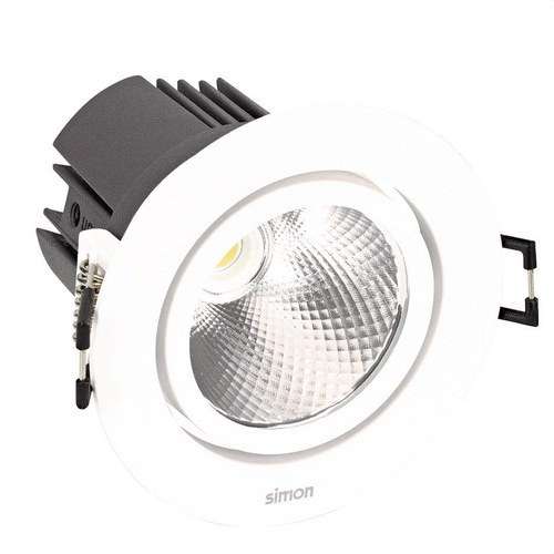 Downlight LED 703.23 Säädettävä Pyöreä 3000K SPOT DALI valkoinen viitenumerolla 70323330-283 brändiltä SIMON
