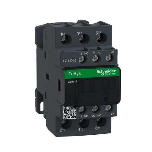 Kontaktori 25A 1 NO/1 NC 230V 50-60HZ viitenumerolla LC1D25P7 brändiltä SCHNEIDER ELECTRIC