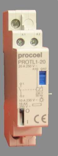 Teleryhtäjä 1P 1NO 20A viitenumerolla PROTL1-20 brändiltä PROCOEL