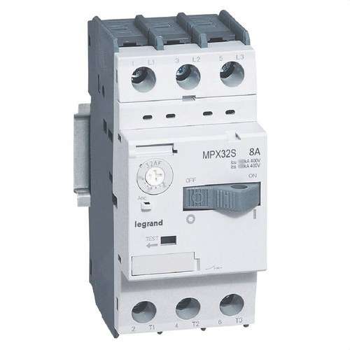 Moottorinsuojakytkin MPX 32S 5-8A viitenumerolla 417309 brändiltä LEGRAND