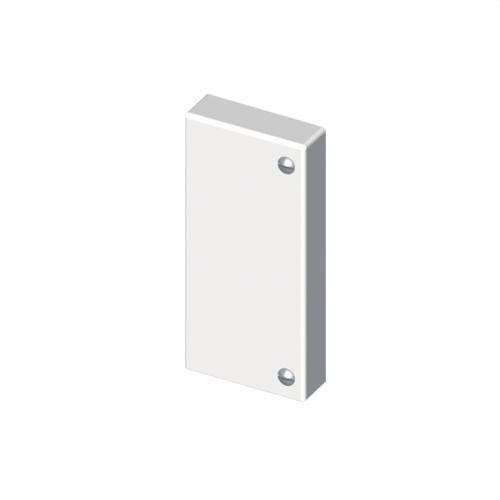 Valkoinen päätykappale 60x150mm U24X viitenumerolla 73385-2 brändiltä UNEX