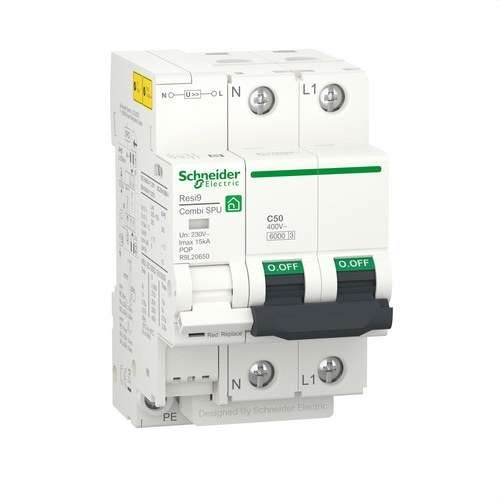 RESI9 Combi SPU automaattikytkin 1PN C 50A viitenumerolla R9L20650 brändiltä SCHNEIDER ELECTRIC