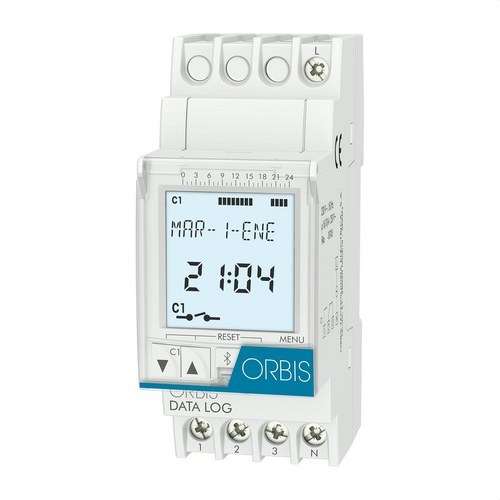 Digitaalinen ajastinkytkin DATA LOG 230V viitenumerolla OB174012 brändiltä ORBIS