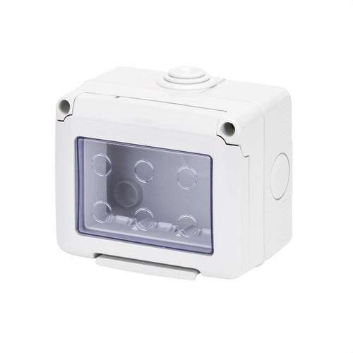 Pintakotelo SYSTEM -mekanismeille, 3 moduulia, IP55 viitenumerolla GW27043 brändiltä GEWISS