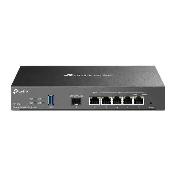 VPN Gigabit -reititin Omada viitenumerolla TL-ER7206 brändiltä TP-LINK