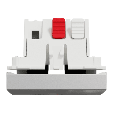 2-moduulin kytkin alumiini New Unica Studio viitenumerolla NU320130 brändiltä SCHNEIDER ELECTRIC