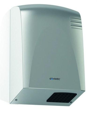 Elektroninen anturilla varustettu käsienkuivaaja Wecflow satiini ruostumaton teräs viitenumerolla GW01 14 04 01 brändiltä GENWEC