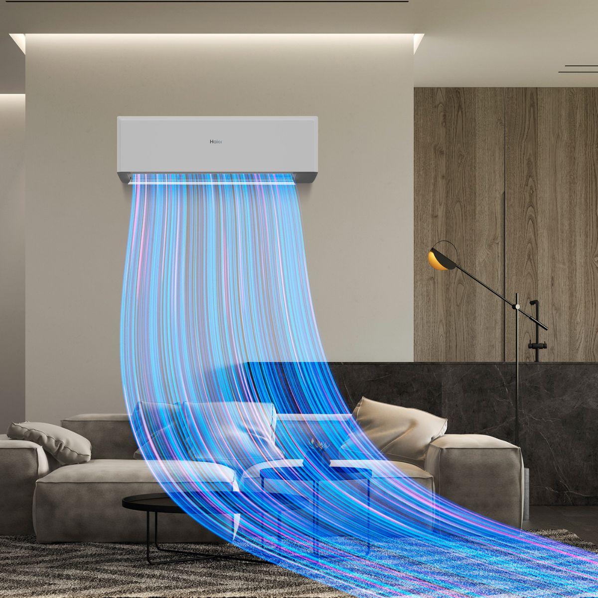 Ilmastointilaite 2x1 wifi-yhteydellä Haier Revive Plus 3,5 kW 12000 BTU viitenumerolla HAIERREVIVEPLUS35(2) brändiltä HAIER