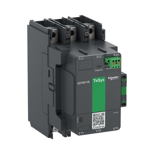 TeSys LC1G 185A 440V 3P AC3 Kontaktori Standardi käämi 100-250V AC-DC viitenumerolla LC1G185KUEN brändiltä SCHNEIDER ELECTRIC