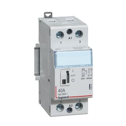 Kontaktori 40A 2NO 230V viitenumerolla 412545 brändiltä LEGRAND