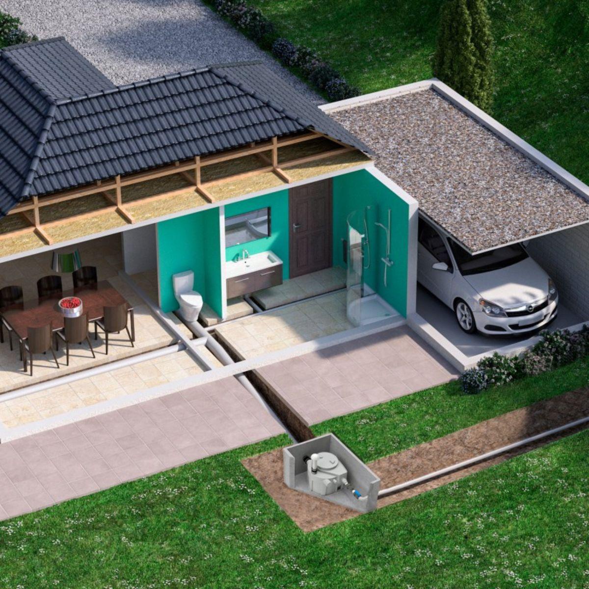 SFA Sanifos 110 - Murskainversio pumppuasema viitenumerolla 009FOS110TM brändiltä SFA SANITRIT
