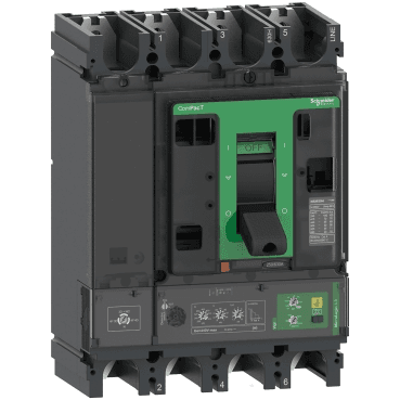 Automaatin katkaisija ComPacT NSX630N 50kA AC 4P4R 570A Micrologic 4.3 viitenumerolla C63N44V570 brändiltä SCHNEIDER ELECTRIC