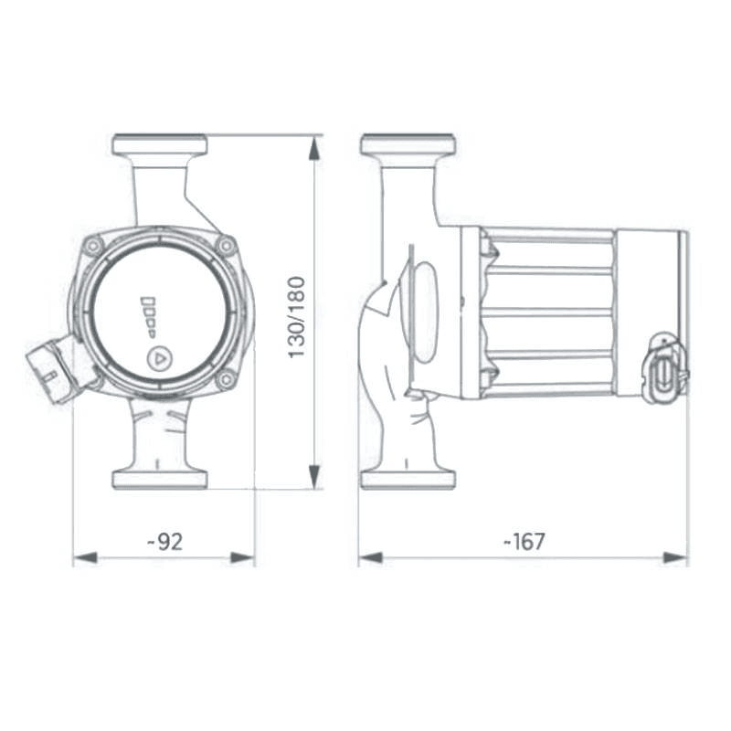 Ebara EGO W1 25/60-130 kiertovesipumppu viitenumerolla 1576000360 brändiltä EBARA