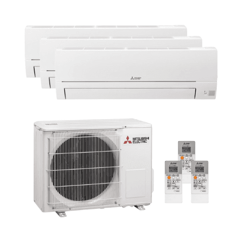 Ilmastointilaite 3x1 wifi-yhteydellä Mitsubishi MXZ HR 2,5 kW 9000 BTU viitenumerolla MXZ-HR2-25252550 brändiltä MITSUBISHI