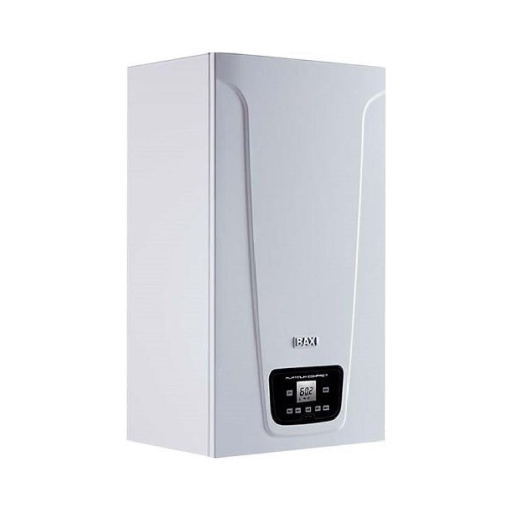 Baxi PLATINUM COMPACT 26/26 F ECO -kondenssikattila, jossa savupiippu 60/100 viitenumerolla 7725724 brändiltä BAXI
