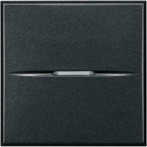 Axiaalinen ristikytkentä valaistuksella ruuviliitin 2 moduulia antrasiitti Axolute viitenumerolla HS4004/2 brändiltä BTICINO