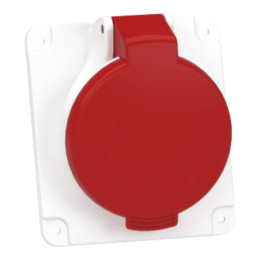 Kalusteasennettava kulmamalli 3P+N+T 16 A IP44 380 - 415 V viitenumerolla PKF16F435 brändiltä SCHNEIDER ELECTRIC