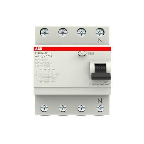 4P 40A Erovirtapiiri AC-luokka 30mA viitenumerolla 2CSF204004R1400 brändiltä ABB