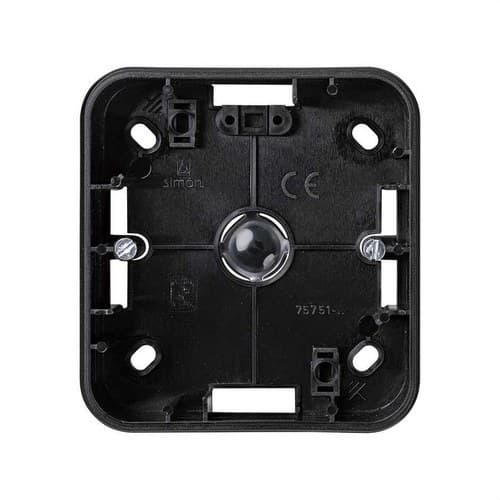 High Surface Box for 1 Black Element Simon 75 with reference 75751-32 from the brand SIMON
