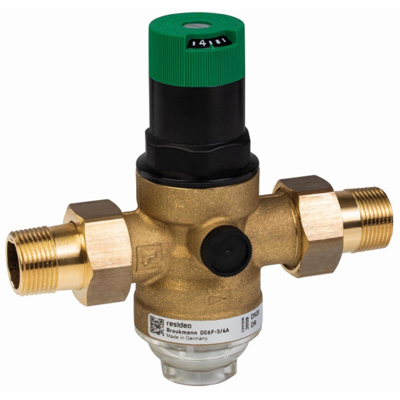 Pressure Reducing Valve with Filter and Transparent Bowl 1/2" with reference D06F-1/2A from the brand RESIDEO