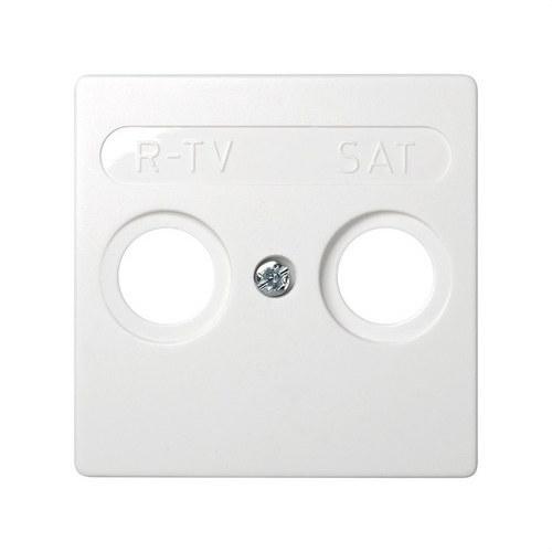 Simon 73 Loft valkoinen R-TV+SAT induktiivinen pistorasiapeite viitenumerolla 73097-60 brändiltä SIMON