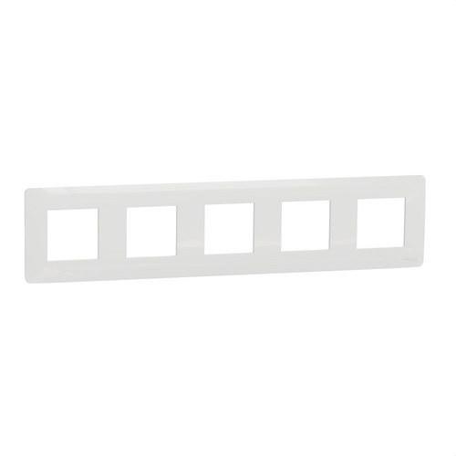 5-elementtinen kehys New Unica Studio Polar viitenumerolla NU201018 brändiltä SCHNEIDER ELECTRIC