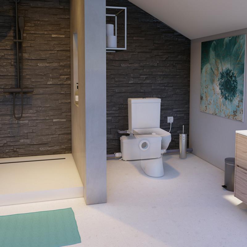 SFA SANIPLUS -sanitaatiosilppuri täydellisiin kylpyhuoneisiin, joissa on suuri kävijämäärä viitenumerolla 0100300 brändiltä SFA SANITRIT