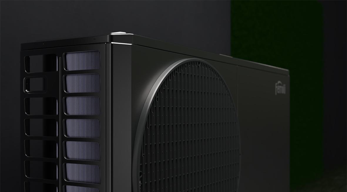 Monobloc-ilmalämpöpumppu R290 Ferroli OMNIA Life M 16 kW kaukosäätimellä - Kolmivaiheinen viitenumerolla 4B4770189 brändiltä FERROLI