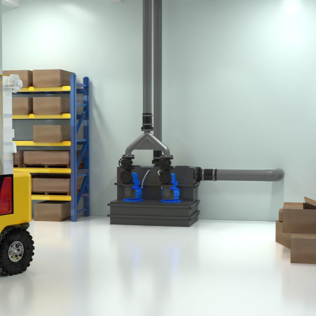 Kolmivaiheinen pumppuasema SFA Sanicubic 2 SC4.0 T viitenumerolla 04CUB2SC40T brändiltä SFA SANITRIT