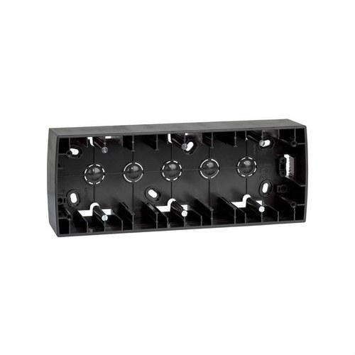 Korkea pinta-asennusrasia 3 elementille grafiitti Simon 82 viitenumerolla 82771-38 brändiltä SIMON