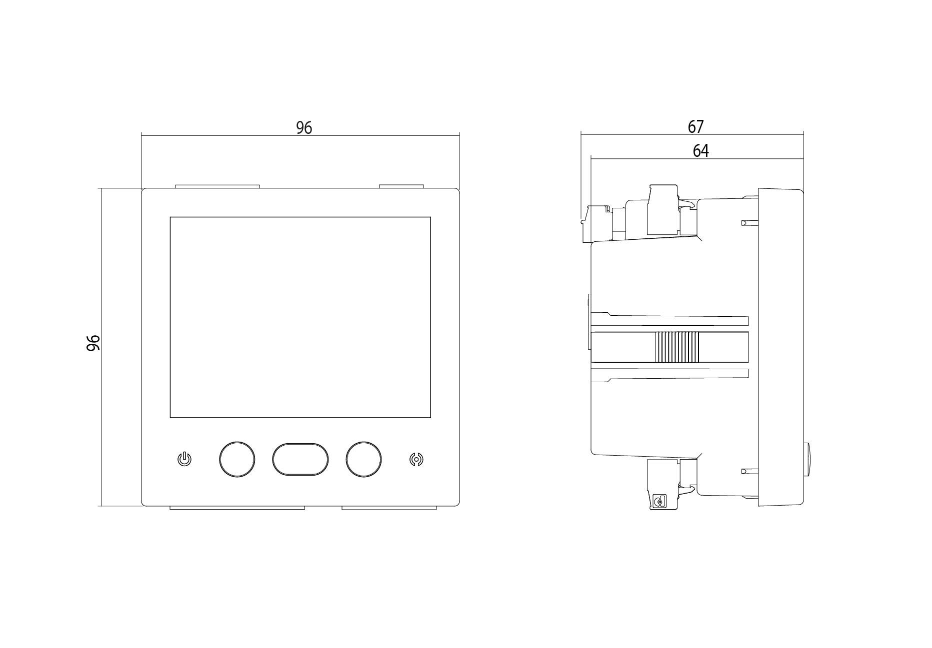 Kolmivaiheinen verkkotesteri paneeli Circutor CVM-C11-ITF-IN-485-ICT2 viitenumerolla M58541. brändiltä CIRCUTOR