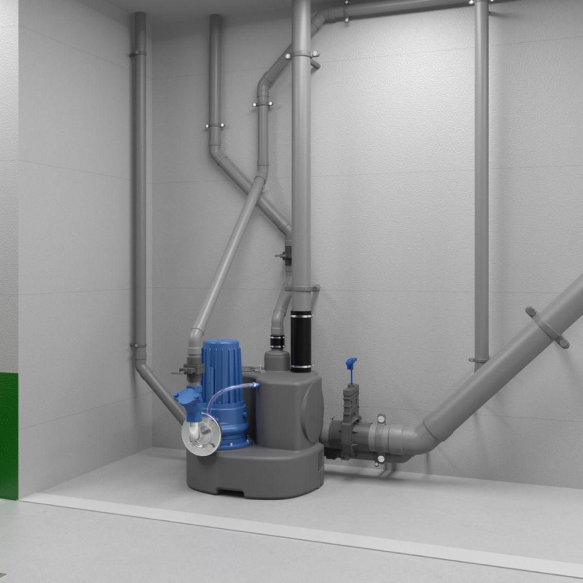 Kolmivaiheinen pumppuasema SFA Sanicubic 1 GR SE71.1 T viitenumerolla 04CUB1GR11T brändiltä SFA SANITRIT