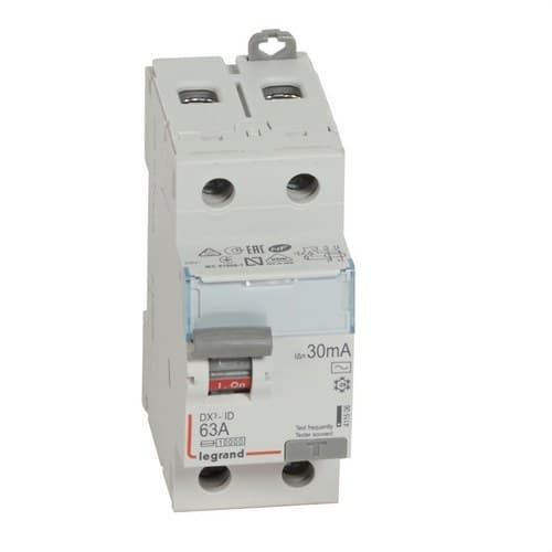 DX3 Differentiaali 2P 63A 30mA AC-luokka viitenumerolla 411506 brändiltä LEGRAND