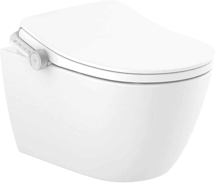 Seinäasennettava älykäs WC Roca In-Wash® Ona Rimless