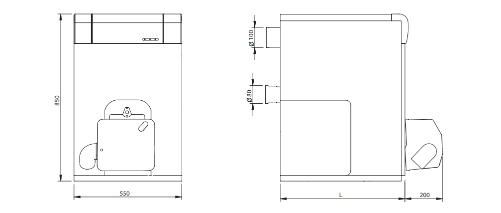 Kondenssioöljykattila Domusa JAKA 20 HFD CONDENS, 19 kW viitenumerolla TJAK000071 brändiltä DOMUSA