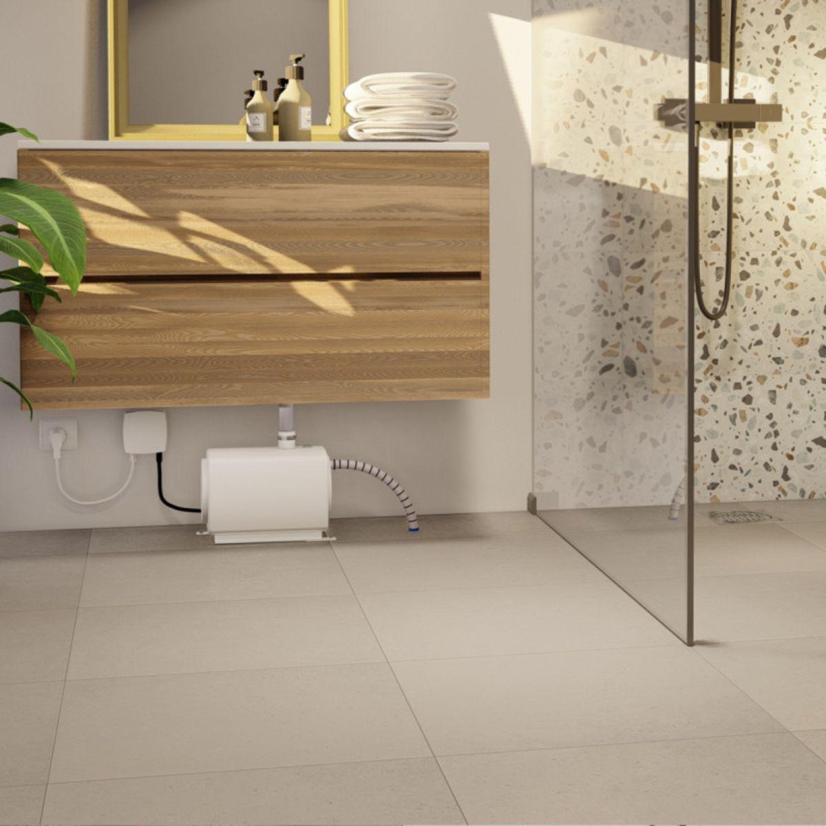 Imupumppu viemärillä suihkulle SFA Sanifloor+ 1 viitenumerolla HIFLOOR1 brändiltä SFA SANITRIT