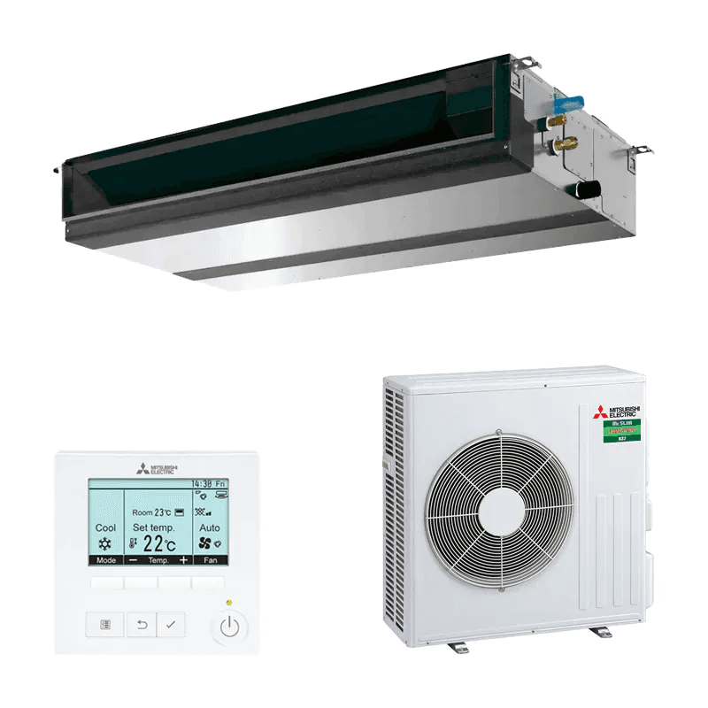 Mitsubishi Electric MGPEZ-71VJA kanavallinen ilmastointilaite 7,1 kW 24000 BTU viitenumerolla MGPEZ-71VJA brändiltä MITSUBISHI