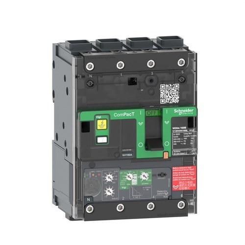 Automaattikatkaisija ComPacT NSXm100E 16kA AC 4P 100A Micrologic 4.1 ELINK viitenumerolla C11E44V100L brändiltä SCHNEIDER ELECTRIC